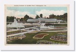 1927postcard032 * Sunken Gardens as Garfield Park, Indianapolis, Ind. (Aug 8, 1927) * 640 x 406 * (210KB)