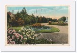 1927postcard035 * Flower Gardens, Hanscom Park, Omaha, Nebr. (Aug 12, 1927) * 640 x 405 * (208KB)