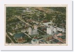 1928postcard040 * Bird's eye view of portion of Salt Lake City, Utah (Aug 2, 1928 * 640 x 421 * (236KB)