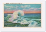 1936postcard068 * A breaker on Atlantic Ocean, Sea Isle City, NJ (Aug 5, 1936) * 640 x 410 * (187KB)